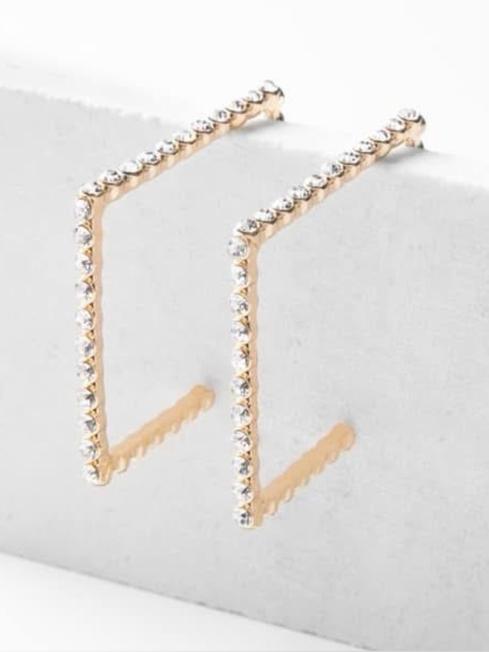NEW Diamond Hoop Callie Earrings Plunder